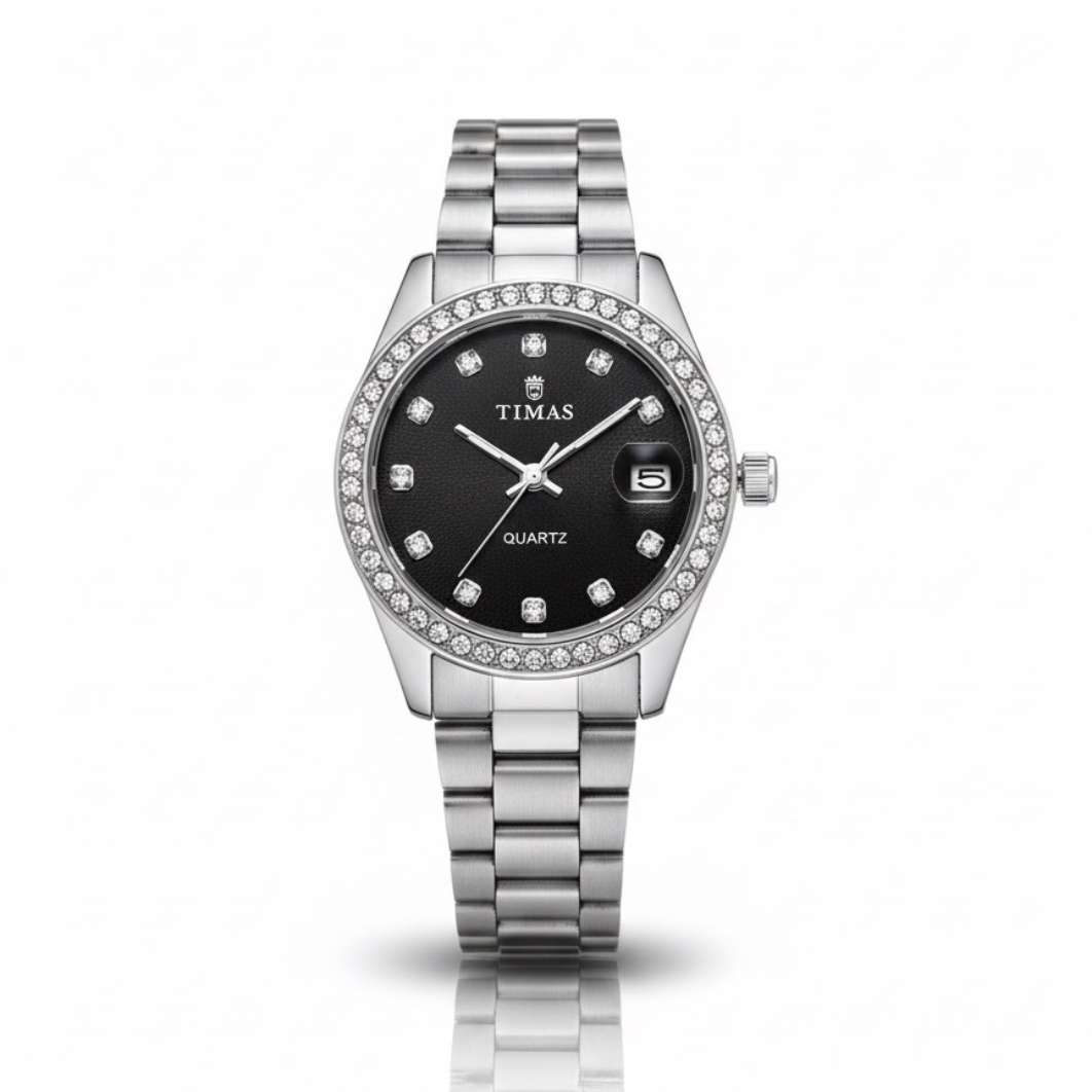 Timas Elegant Steel Ladies Watch