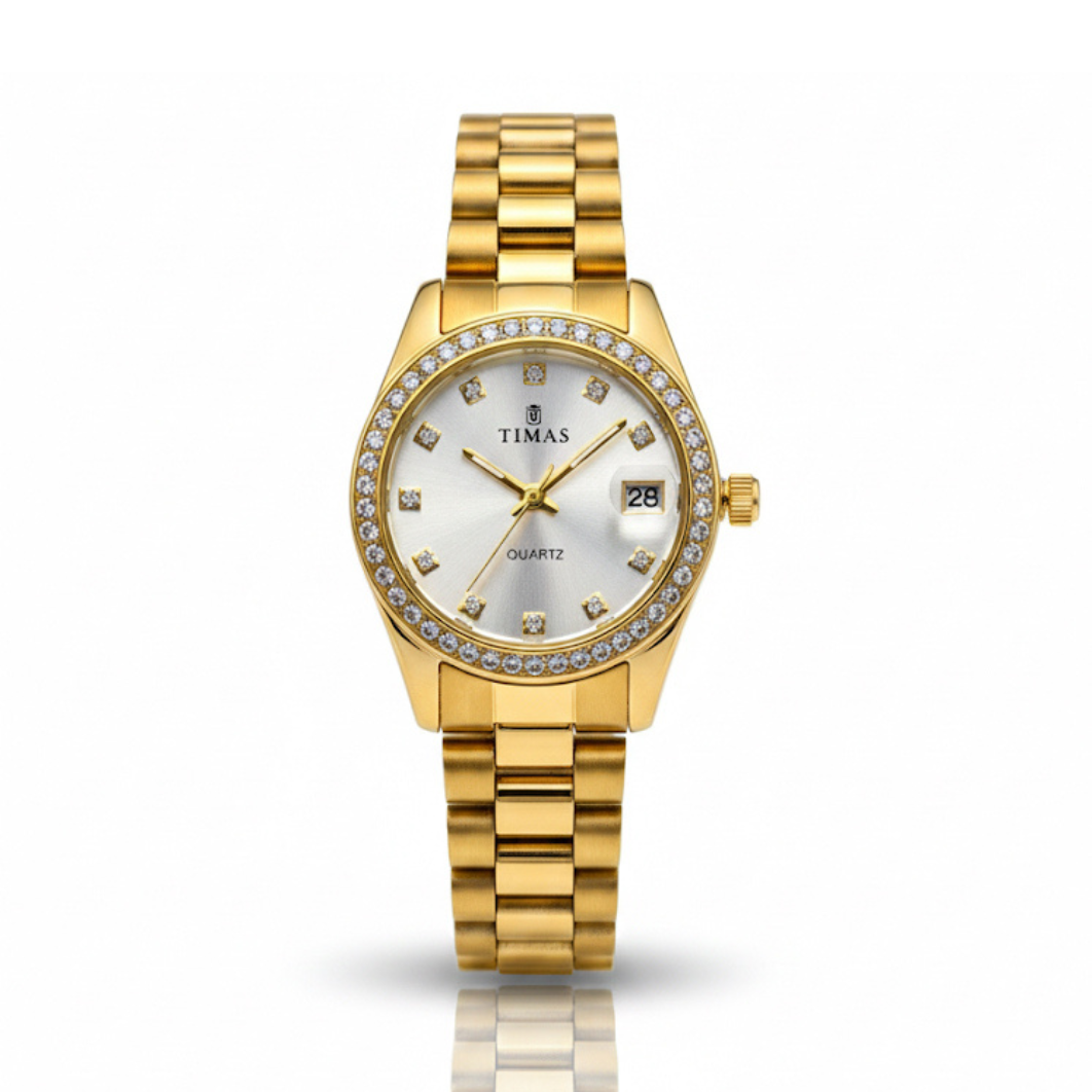 Timas Elegant Steel Ladies Watch