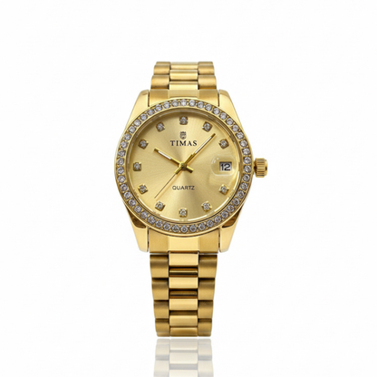 Timas Elegant Steel Ladies Watch