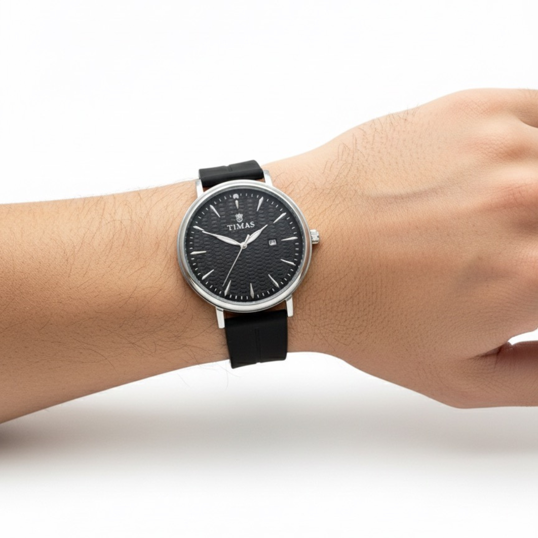 Timas Classic Silicone Strap Watch