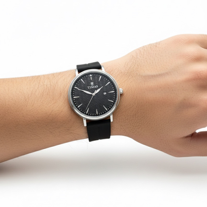 Timas Classic Silicone Strap Watch