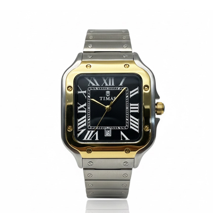 Timas Elegant Quartz Watch with Premium Steel Chain