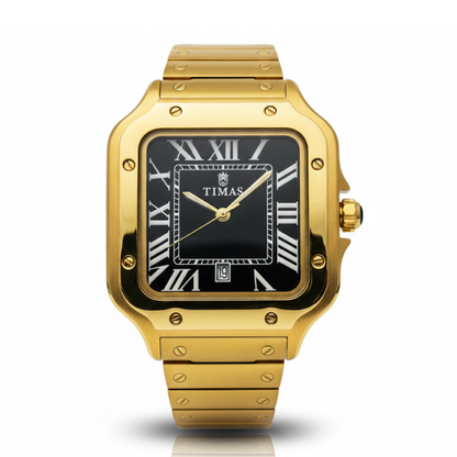 Timas Elegant Quartz Watch with Premium Steel Chain