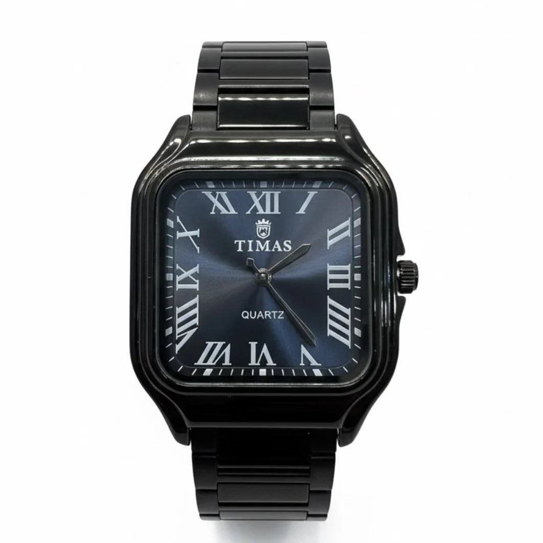 Timas Square Dial Quartz Watch