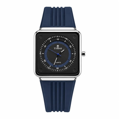 Timas Geometric Series|Minimalist Square Architecture with Track Dial Layout (AWTM-00250)
